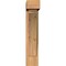 Ekena Millwork Thorton Block Smooth Bracket w/ Offset Brace, Western Red Cedar, 5 1/2"W x 16"D x 28"H BKT0604X16X28THR05SWR - alternate 4